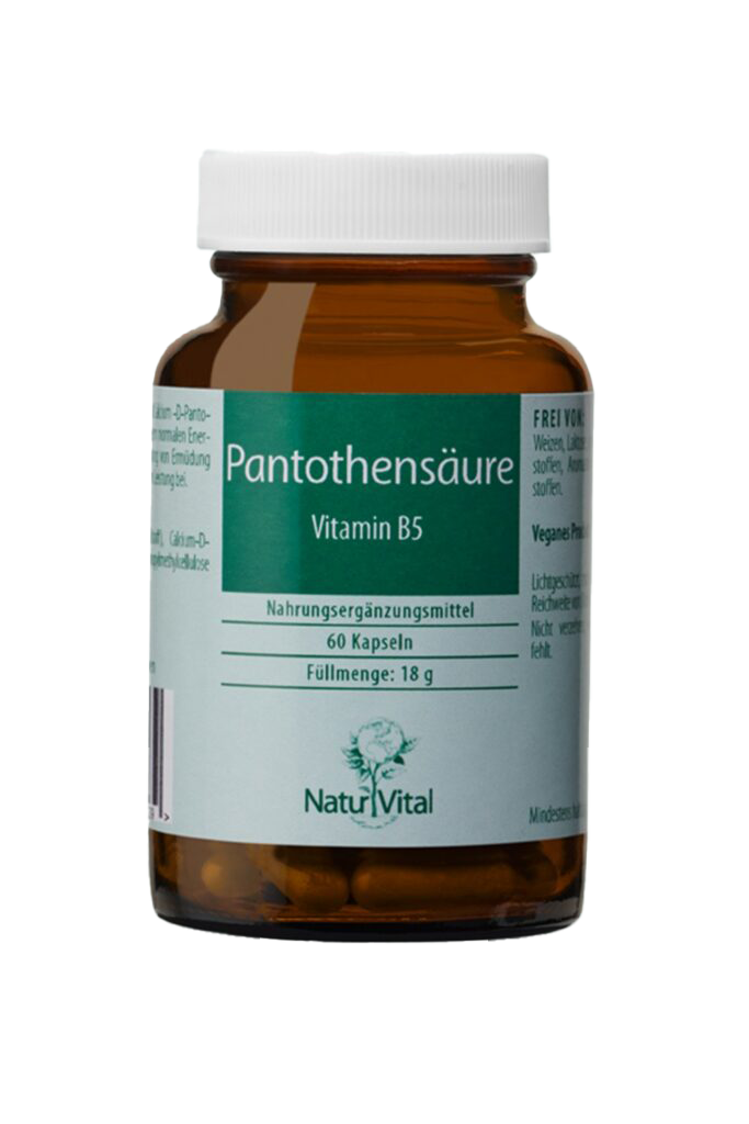 Pantothensäure (Vitamin B5), 60 Vegikaps.