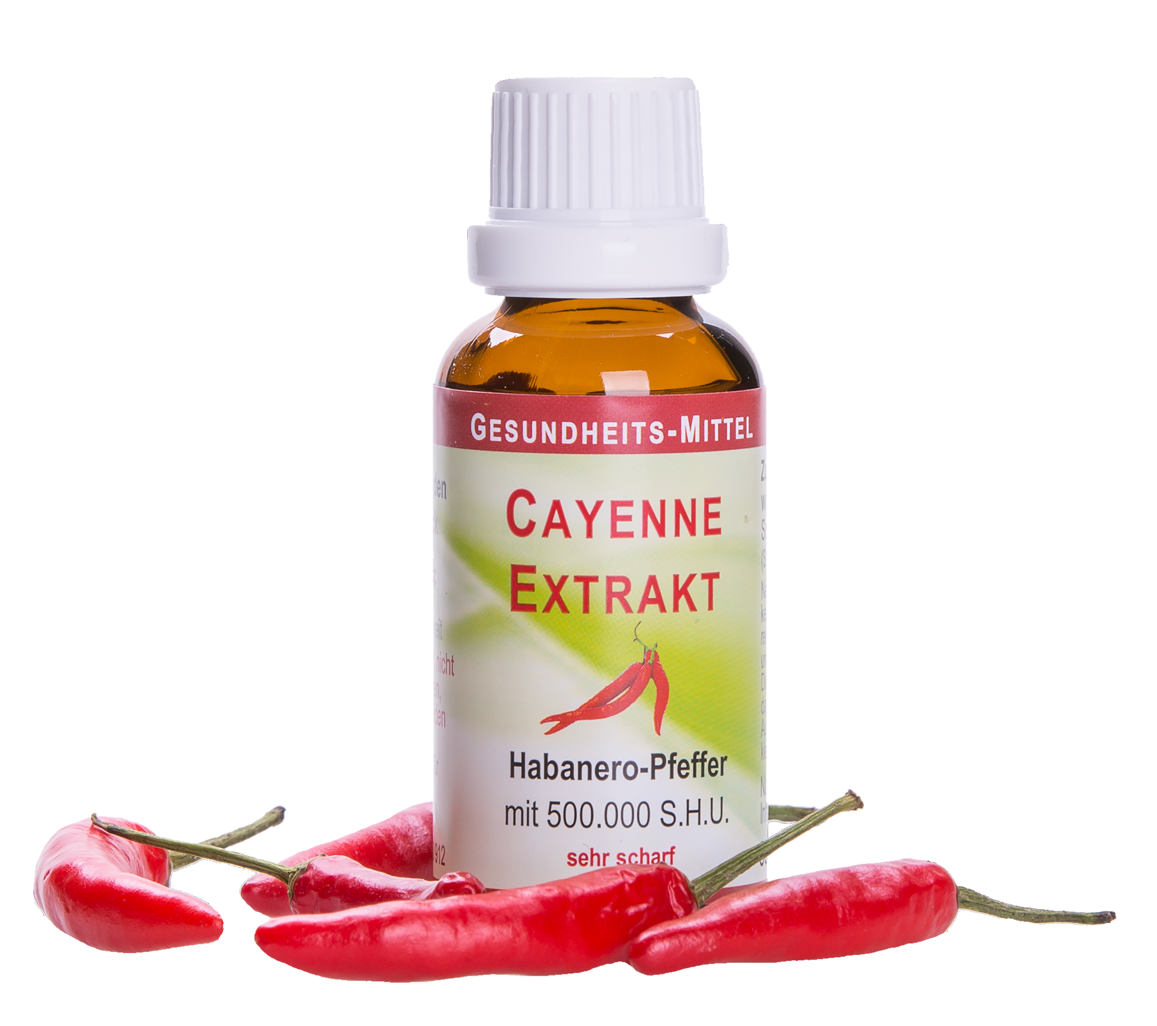 Cayenne-Extrakt, 500.000 S.H.U.