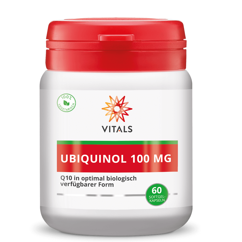 Ubiquinol 100 mg, 60 Softgel-Kapseln