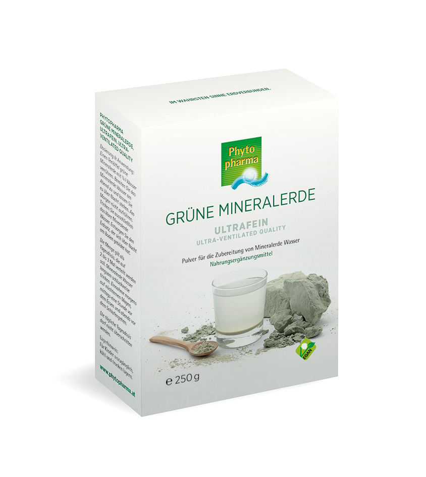 Grüne Mineralerde -ultrafeine Qualität-