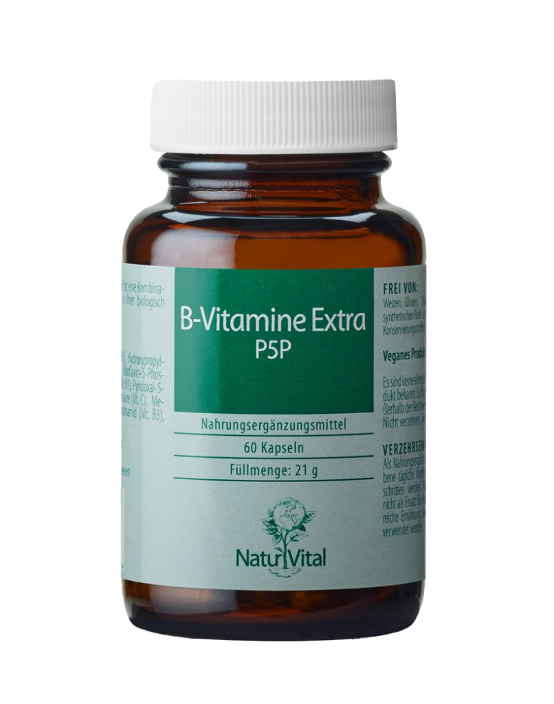 B-Vitamine Extra P5P, 60 Vegikaps.