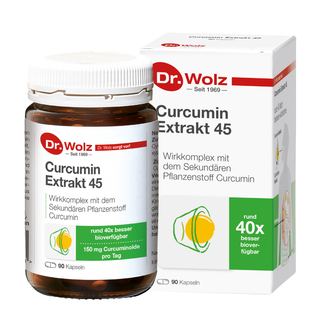 Curcumin Extrakt 45, 90 VegiKaps