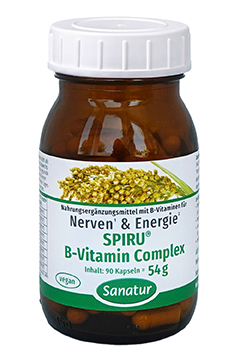 Spiru B-Vitamin Complex, 90 VegiKaps