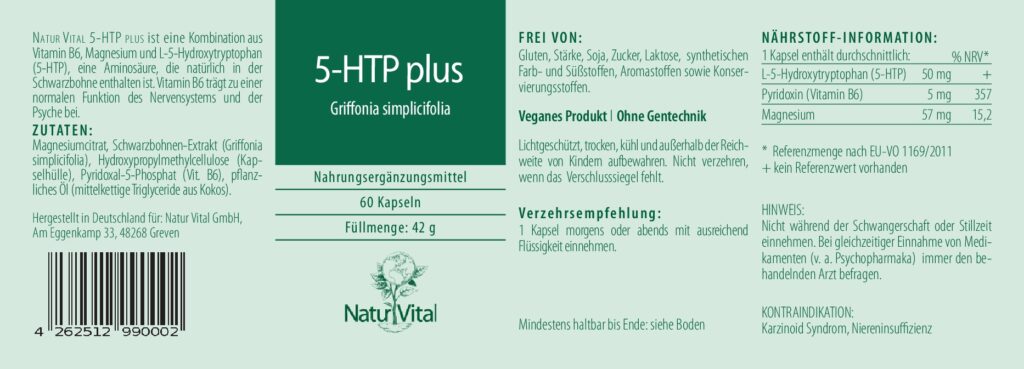 5-HTP plus, 60 VegiKaps