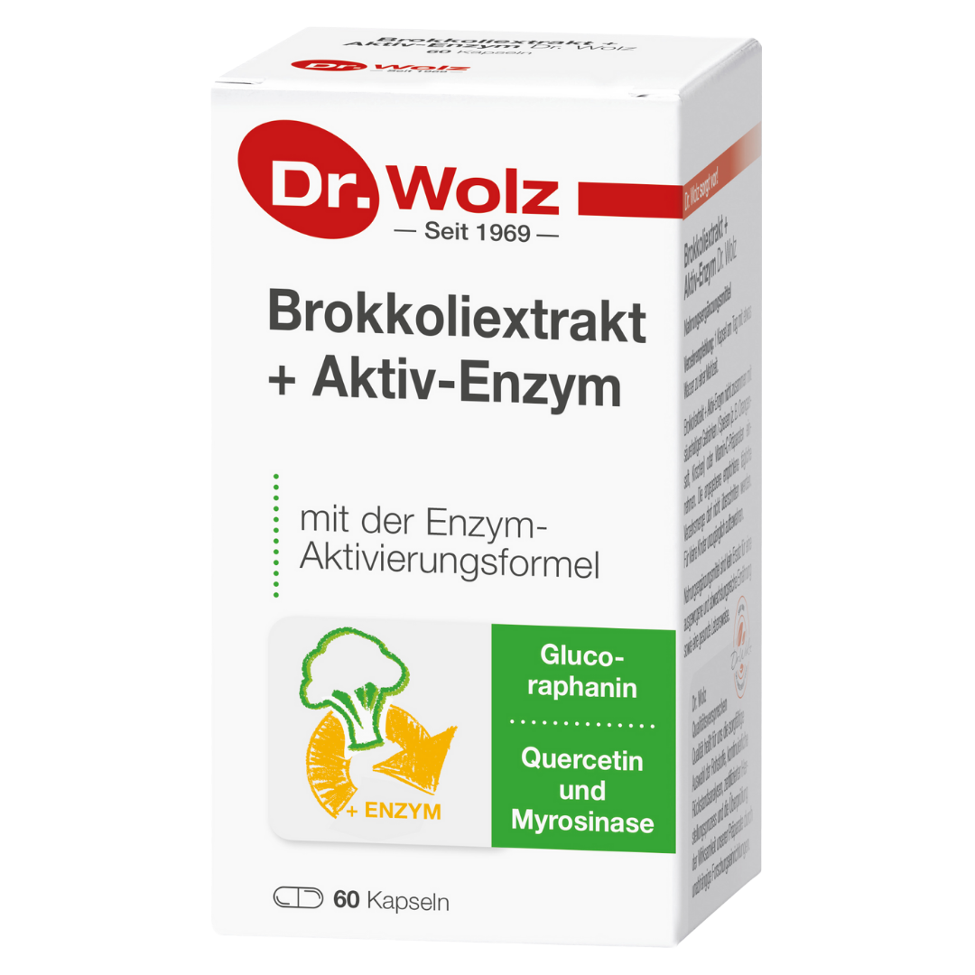 Brokkolieextrakt + Aktiv-Enzym, 60 VegiKaps