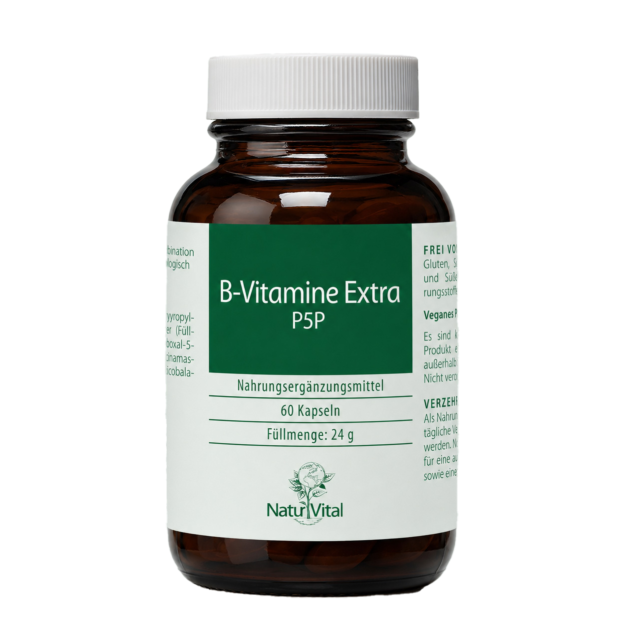 B-Vitamine Extra P5P, 60 Vegikaps.