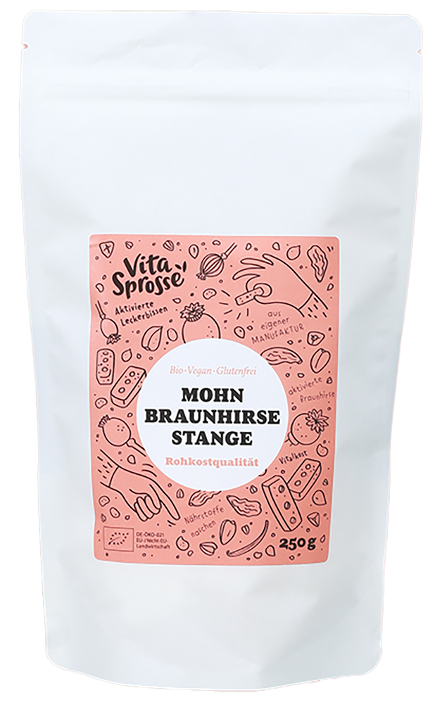 Mohn-Braunhirse-Stange (BIO)