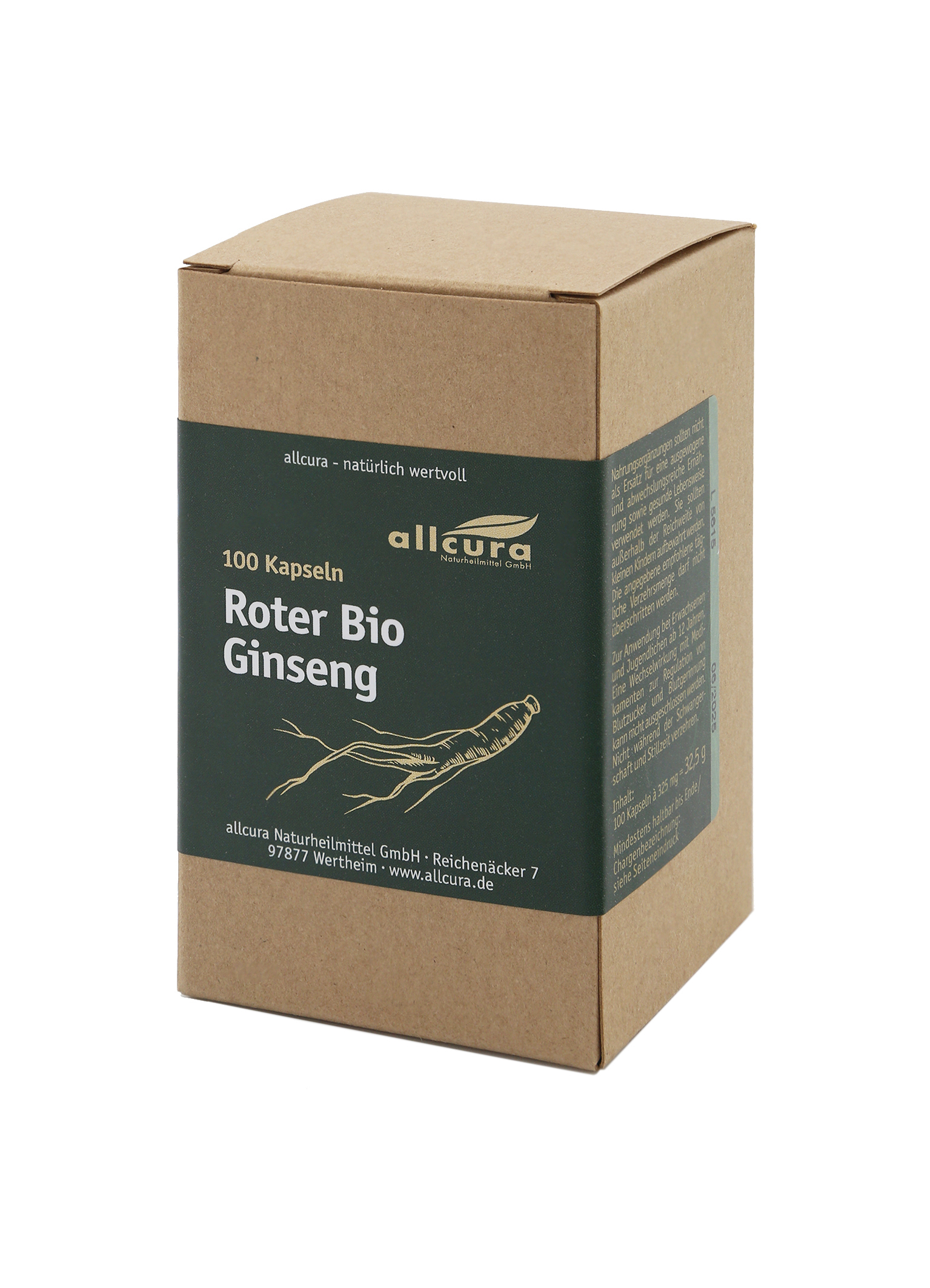 Ginseng Roter BIO, 100 Vegikaps.