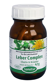 Leber Complex, Cholin + Kräuter 60 VegiKaps